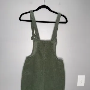 Lucy & Yak Corduroy Overalls Women US 2 Green Excellent Organic Cotton Dungarees thumbnail 8