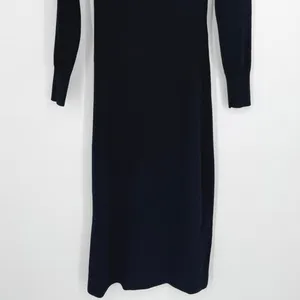 Moon River Midi Dress Medium Black Cutout Long Sleeve‎ Minimalist Chic Elegant thumbnail 9