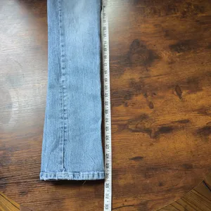 Zara Light Wash Blue Denim Jeans Straight Leg High Waist Size 0 thumbnail 10