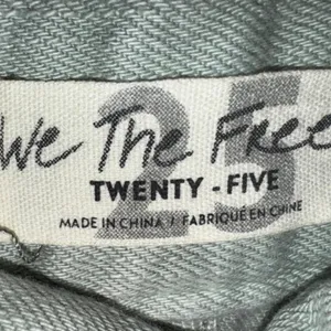 Free People We The Free Paloma Slouchy Belted Pants Size 25 Sage Green High Rise thumbnail 5