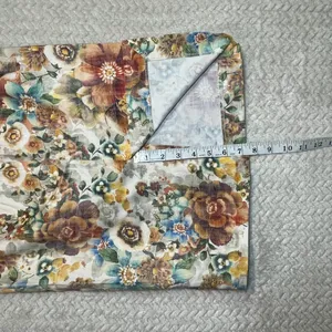 Zara Women's Floral Straight Cotton Blend Vintage-style‎ Skirt Size Small thumbnail 5