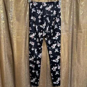 Beyond Yoga Navy Blue Olympus Impressionist High Waisted Leggings Medium thumbnail 2