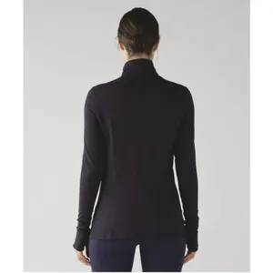 Lululemon Ready to Rulu Turtleneck Pullover Long Sleeve Shirt Top Black Size 6* thumbnail 2