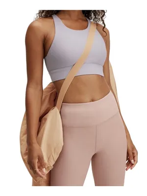 Fabletics Wander Cropped Puffer Jacket Size XL Desert thumbnail 5
