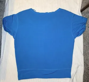 Vintage Y2K Aeropostale Aero Blue Graphic Crop Top Size M thumbnail 7