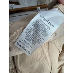 Wilfred Free Aritzia Tan High Waisted Straight Leg Pants‎ Size 4 thumbnail 4