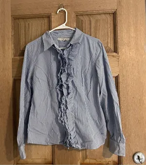 Tommy hilfiger button down shirt women’s‎ size M thumbnail 1