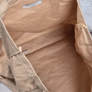 American Eagle Canvas‎ Tote Bag Follow The Music Van Surfboard Graphic Beige thumbnail 8