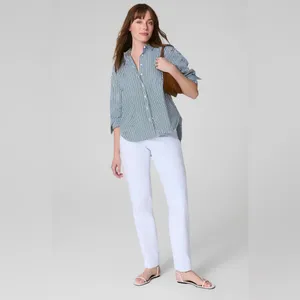 NEW SPANX® Poplin Oversized Button-Up Shirt XL thumbnail 2