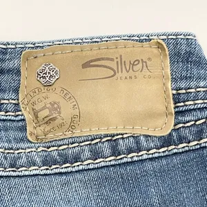 Silver Jeans Aiko Mid Boot Women 27 Low Rise Super Stretch Western Rodeo Country thumbnail 7