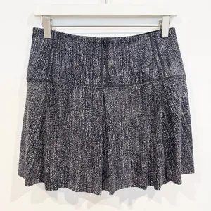 Lululemon‎ Lost in Pace Skort Size 6 Tall Black Country Club Preppy Tennis Prep thumbnail 8