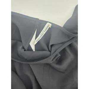 Amanda Uprichard Jumpsuit Womens Medium Wide Leg Black Short Sleeve EUC* thumbnail 4