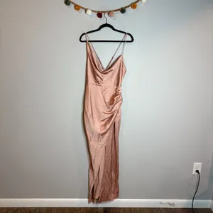 NWT Significant Other Aria Cowl Neck Maxi Dress in Nougat thumbnail 2