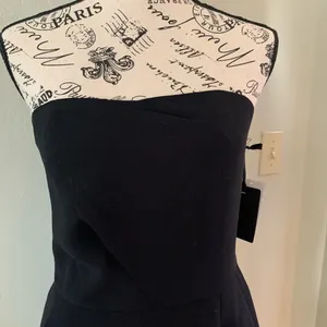 Trouve NWT strapless jumpsuit Size S Black thumbnail 7