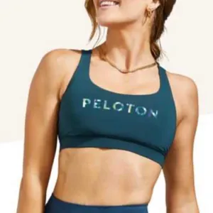 Lululemon X Peloton Energy Sports Bra Dark Green High Support Size 4 thumbnail 1