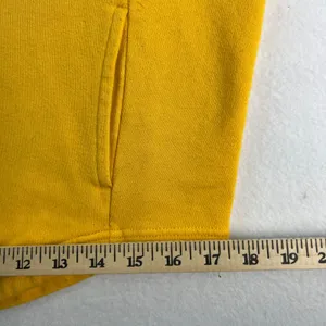 VTG PINK Victoria's Secret Yellow Quarter Zip Pullover Sweatshirt‎ Eighty Six XS thumbnail 9