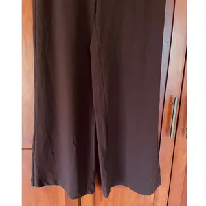 OGL Pants Lyocell Wool Mid Rise Wide Leg Pull-on Pockets Brown Size Medium NEW thumbnail 4