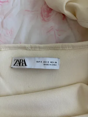 ZARA One-Shoulder Top ruffle thumbnail 2