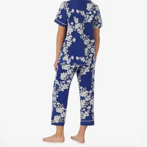 BedHead Blue Floral Pajama Set thumbnail 2
