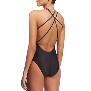 PilyQ New. Black and white beaded swimsuit. Small. thumbnail 3
