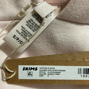 SKIMS Cotton Fleece Hoodie S thumbnail 5