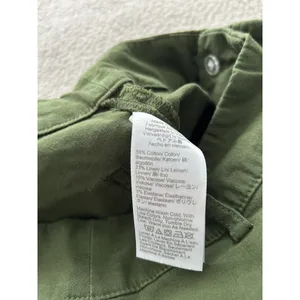 J.Crew $118 Lizzie High Rise Patch Pocket Wide Leg Pant Pine Green Size 24T thumbnail 15