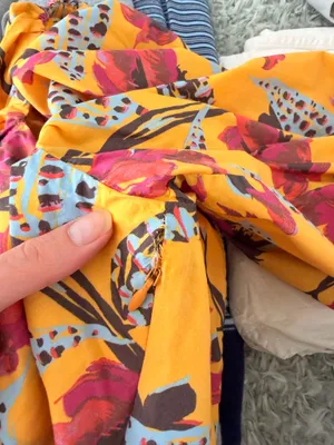 A.L.C. Elle Floral Puff Sleeve Mini Dress thumbnail 6