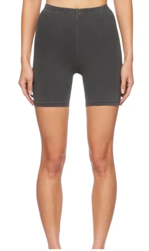 Skims Cotton Jersey Bike Shorts Ash Gray XXS NWOT thumbnail 1