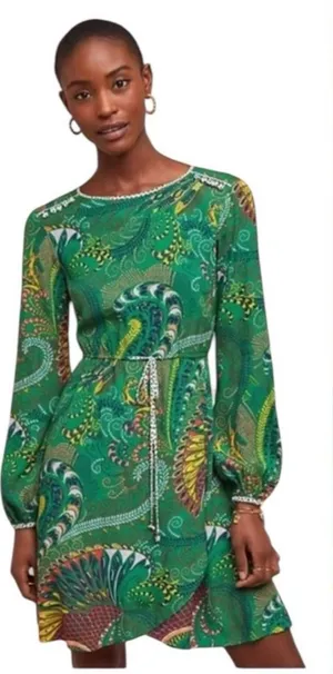 Anthropologie Maeve Janis Printed Mini Dress thumbnail 1