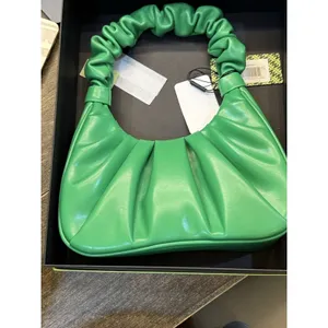 JW PEI Women Vegan Leather Gabbie Ruched Small Scrunched Hobo Bag Sport Green thumbnail 5
