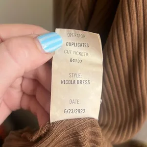 ✨Citizens of Humanity Brown Nicola Midi Light Brown Sz Small Dress✨ thumbnail 11