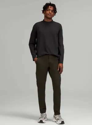 Lululemon Rulu Mock Neck Long Sleeve Shirt Black XL thumbnail 7
