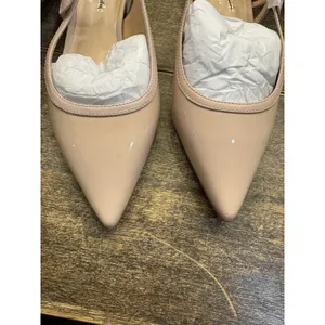 Kate Spade New York Mae bow‎ slingback flats in pale vellum patent Size 5 thumbnail 9