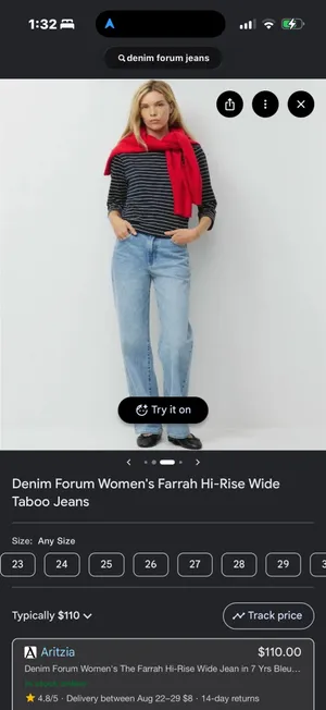 Denim Forum Aritzia Jeans thumbnail 9