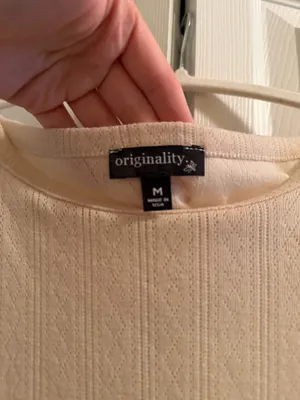 Cream Top Tan Size M thumbnail 3