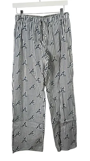 Atlanta Braves‎ Genuine Merchandise MLB Pajama Pants 100% Cotton Womens Medium thumbnail 1