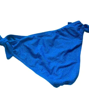 NWOT Sugar Beach Cobalt Blue Glitter Chevron Swim Bikini Set Sz Medium thumbnail 14