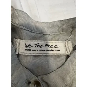 Free People Sz: S We The Free Lightweight Sleeveless Button Front Dress Pockets thumbnail 7