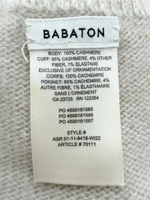Babaton Aritzia Cashmere Tech Gloves Beige One Size thumbnail 5