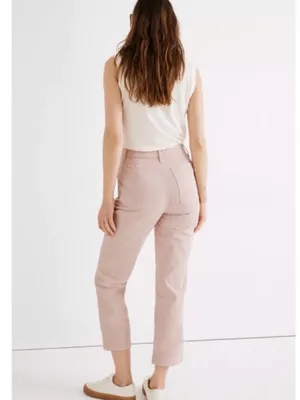 Madewell Classic Straight Leg Crop Jean Pant In Wisteria Dove Size 28 thumbnail 2