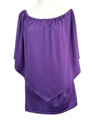 DREAGAL purple shawl top, size XL thumbnail 1