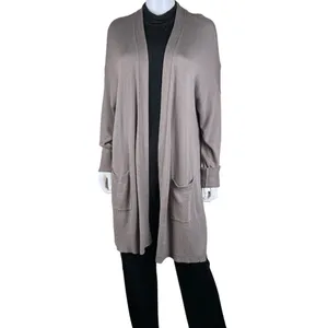 Sejour Nordstrom Open Front Midi Cardigan Sweater Plus Size 1X thumbnail 2