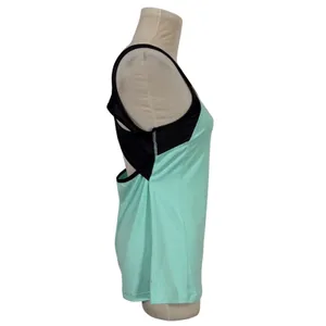 FILA Sport Women's Mint Green Black Racerback Athletic Tank Top Size‎ L thumbnail 3
