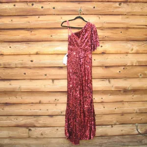 Mac Duggal Womens 93540 Sequin Gown Dress thumbnail 12