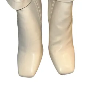 Lulus Square Mouth Ivory Boots(Size 11) thumbnail 5
