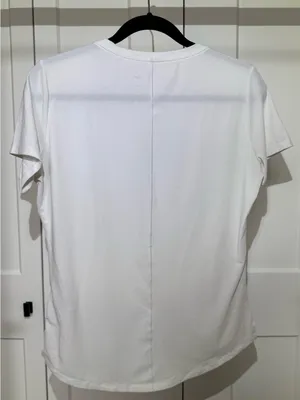 Nike White Short Sleeve Dri-FIT Tee thumbnail 2