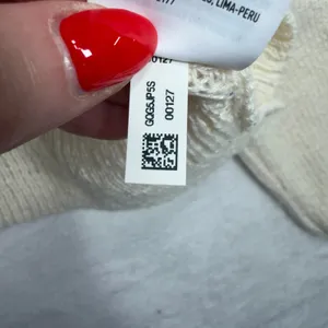 American Eagle Medium Sweater Rainbow Stripe Cropped Balloon Sleeve Oversized thumbnail 11