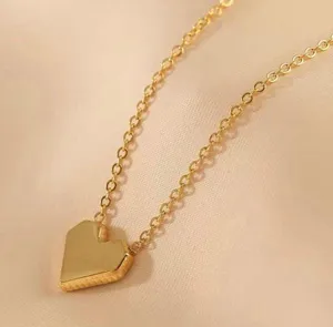Love heart pendant necklace adjustable red heart Necklace for women thumbnail 3