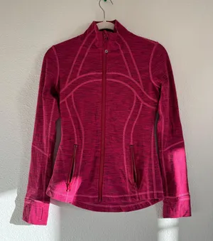 Define Jacket Diamond Jacquard Berry Rumble Jewelled Magenta thumbnail 5