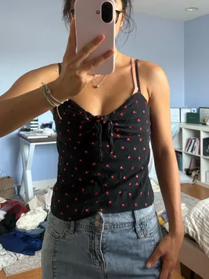 Brandy Melville Floral Tank Top thumbnail 1